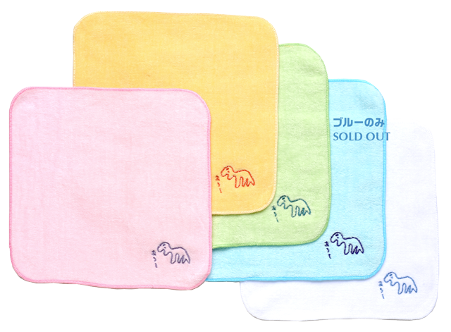 ミニタオルハンカチ(全5色) 各391円(本体362円)